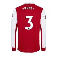Arsenal Kieran Tierney #3 Fotballklær Hjemmedrakt 2022-23 Langermet